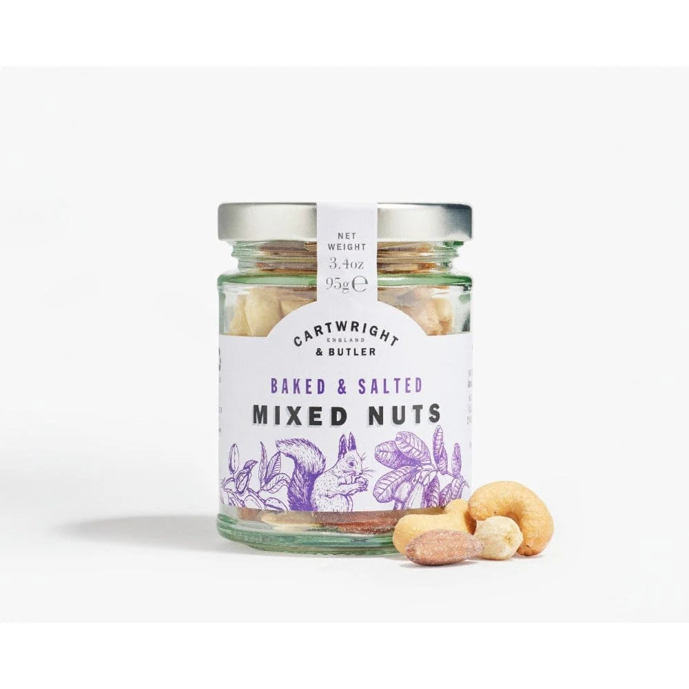 C&amp;B Baked Salted Classic Mixed nuts in Jar 95g-4500