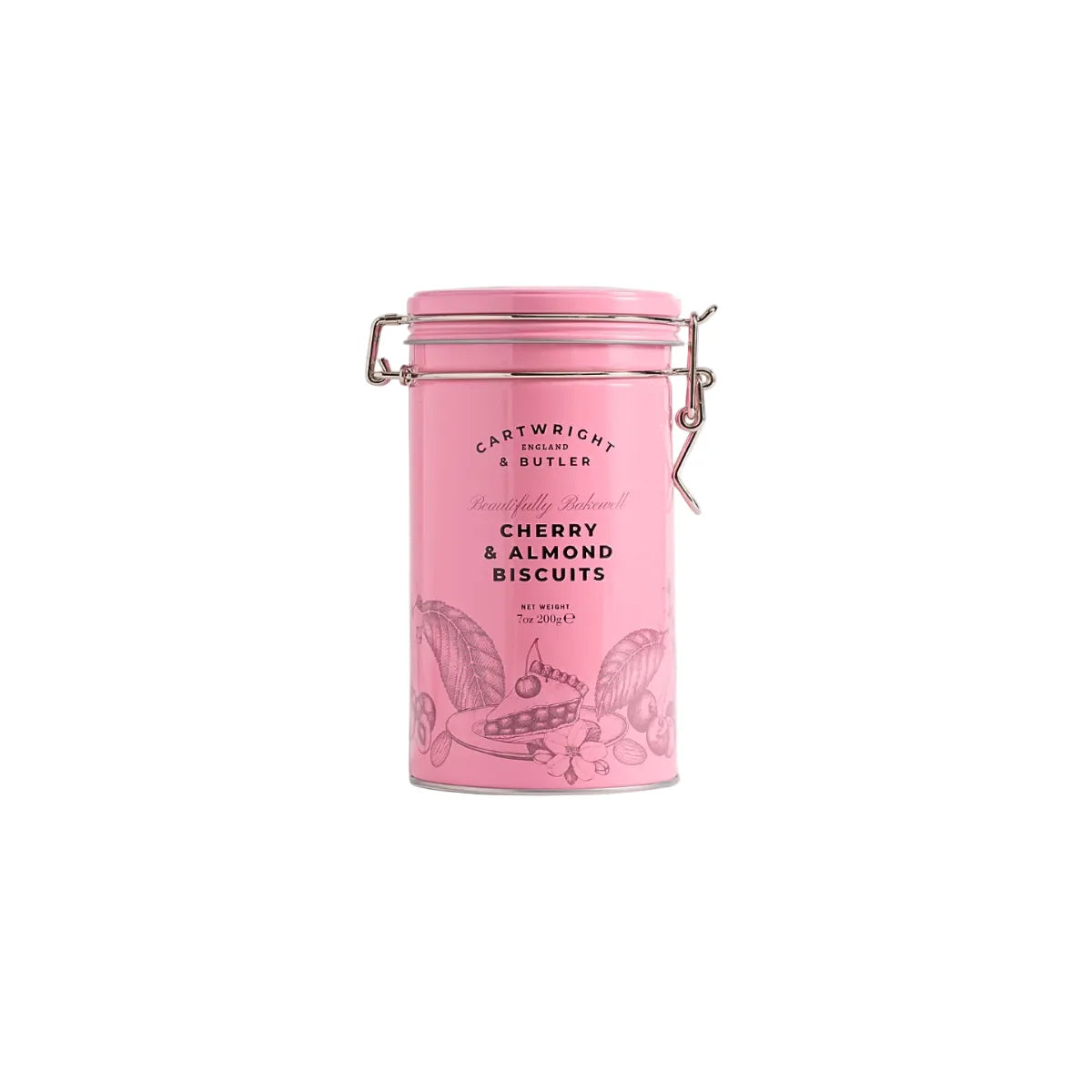 C&B Cherry and Almond Biscuits in Tin 200g - 4459