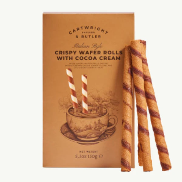 C&B Crispy Wafer Rolls With Cocoa Cream in Carton 150g-5575