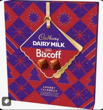 Cadbury Dairy Milk Biscoff Advent Calendar 236g