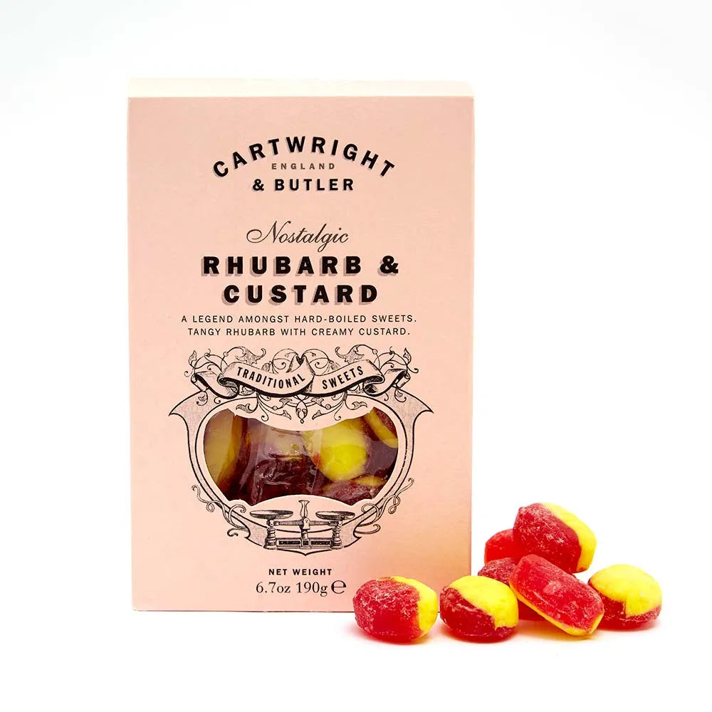 Cartwright & Butler Rhubarb & Custard Sweets / 190g - 4697