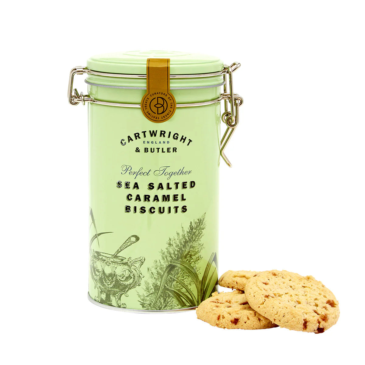 Cartwright & Butler Salted Caramel Biscuits In Tin/200g-4488