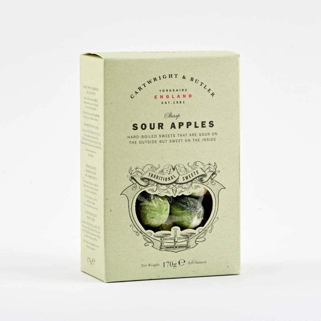 Cartwright &amp; Butler Sour Apple Sweets in Carton / 170g-4696