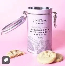Cartwright & Butler Strawberry And White Chocolate Chunk Biscuit / 200g-4466