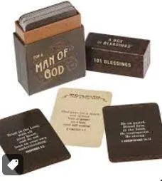 Christian Art Gifts 101 Blessings For a Man of God-BX150