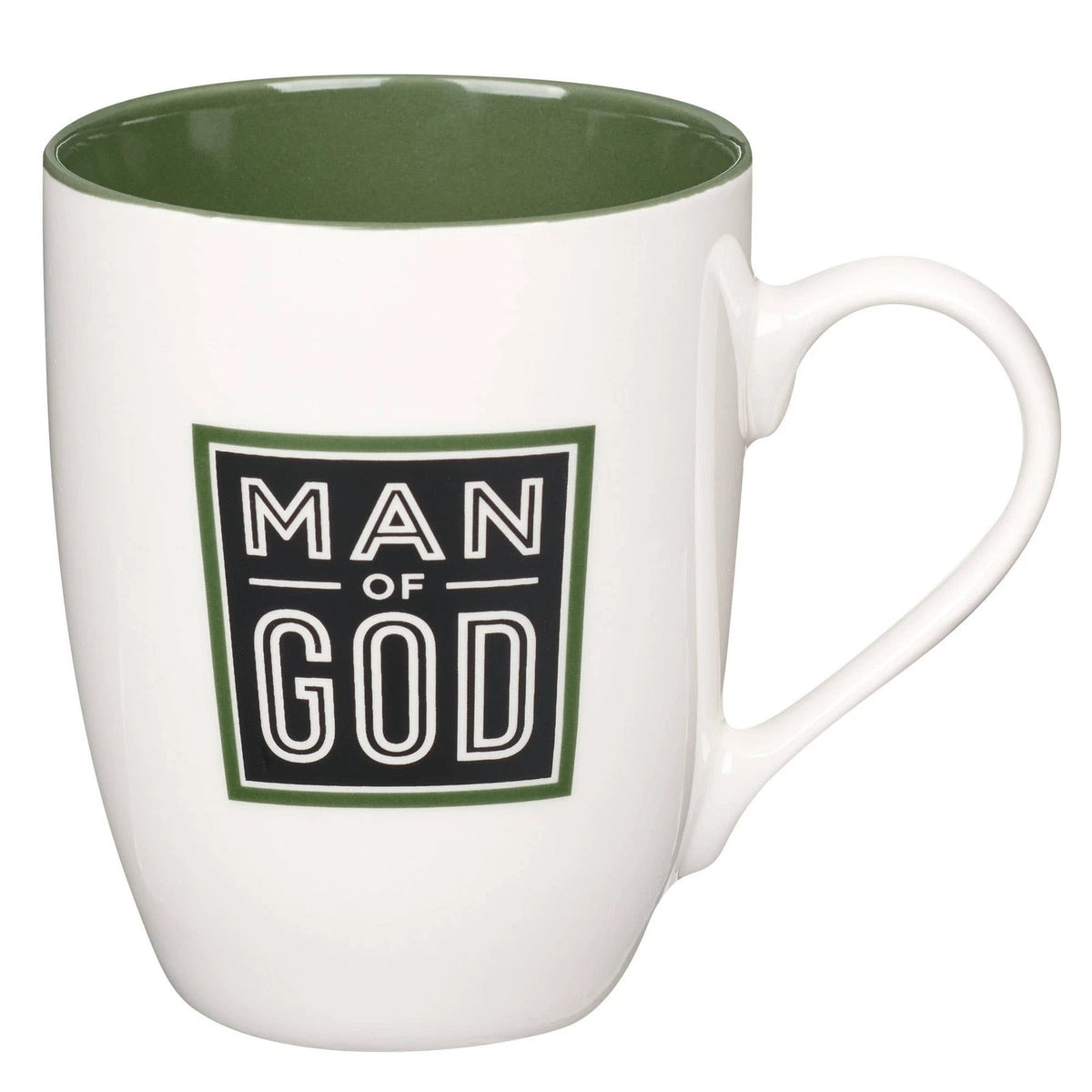 Christian Art Gifts Ceramic Novelty Scripture Coffee & Tea Mug for Men: Man of God - 1 Timothy 6:11-MUG989