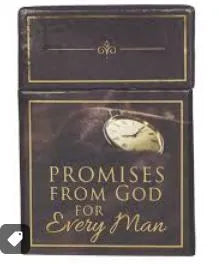 Christian Art Gifts Promises From God For Every Man In Box-BX118