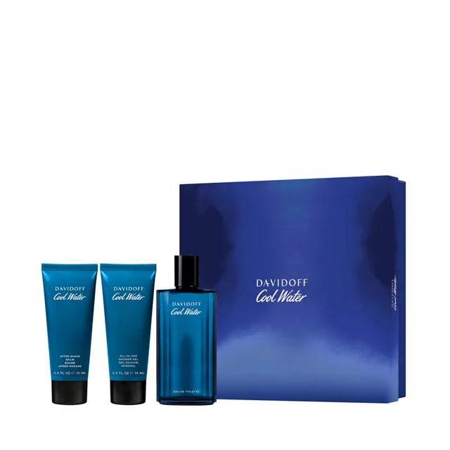Davidoff Cool Water EDT 125ml 3pc Male Gift Set Perfume