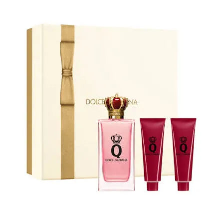 Dolce & Gabbana Queen 100ml EDP 3 Piece Female Gift Set
