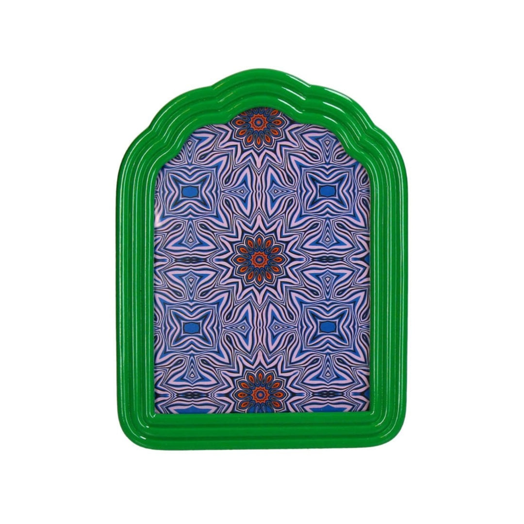 Kersten Gebogen Polyresin Photo Frame- Green