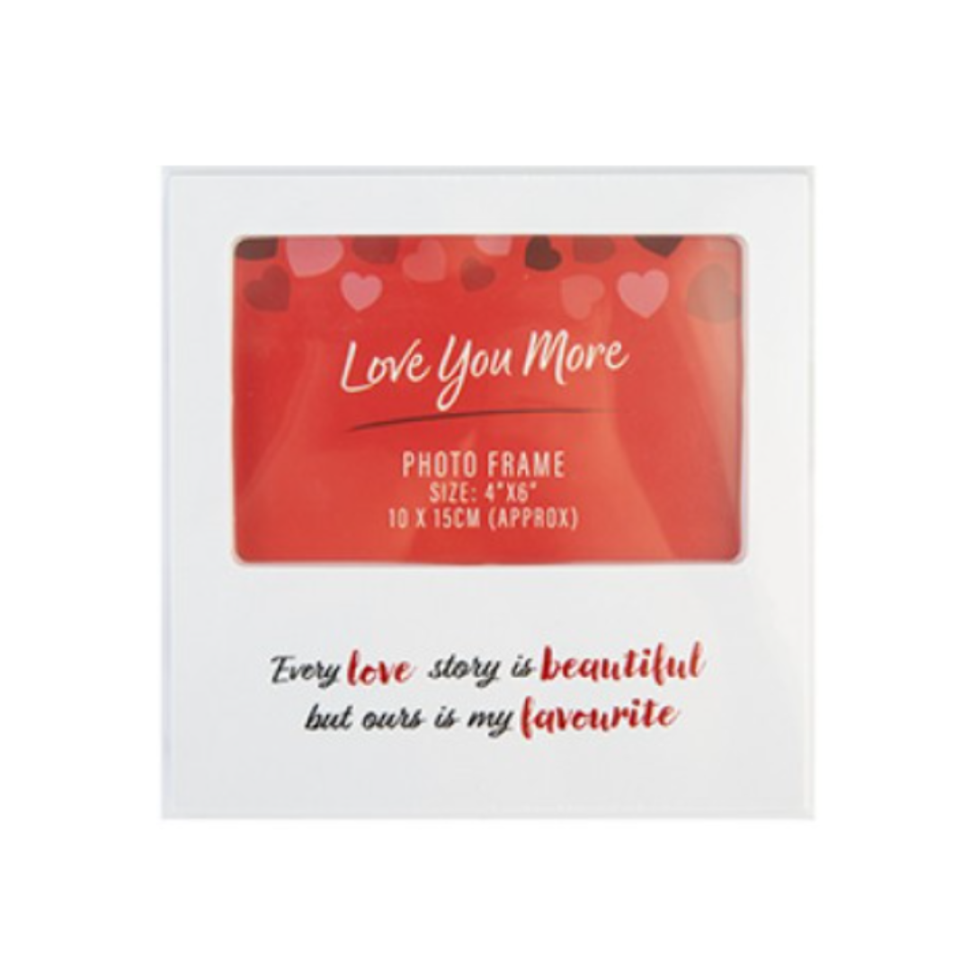 4" x 6" Love Printed Photo Frame