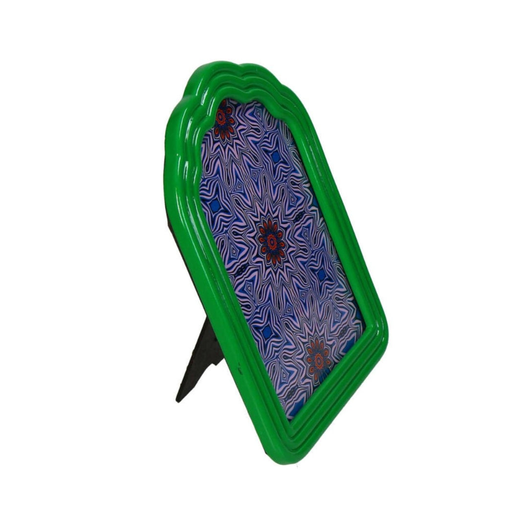Kersten Gebogen Polyresin Photo Frame- Green