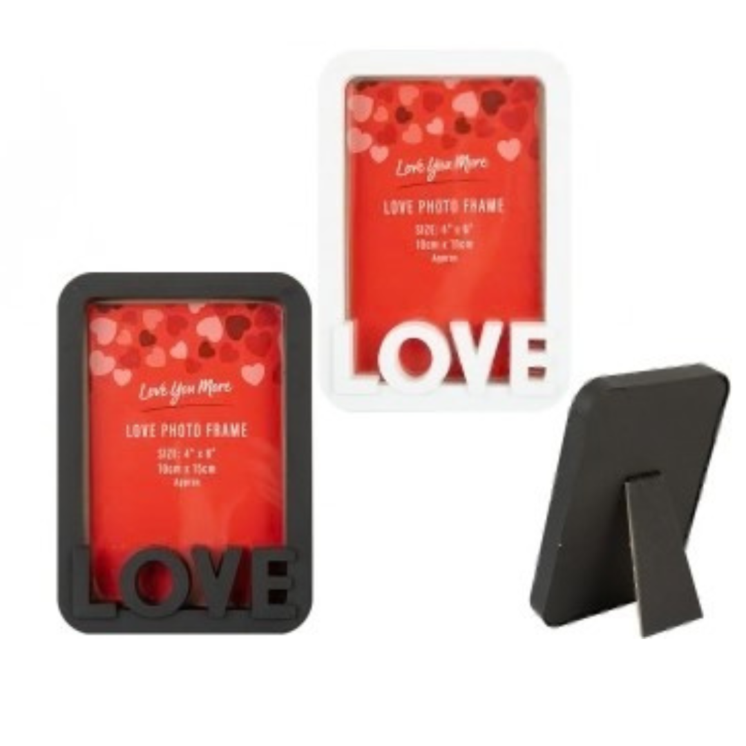 Love You More Love Frame 4" X 6"