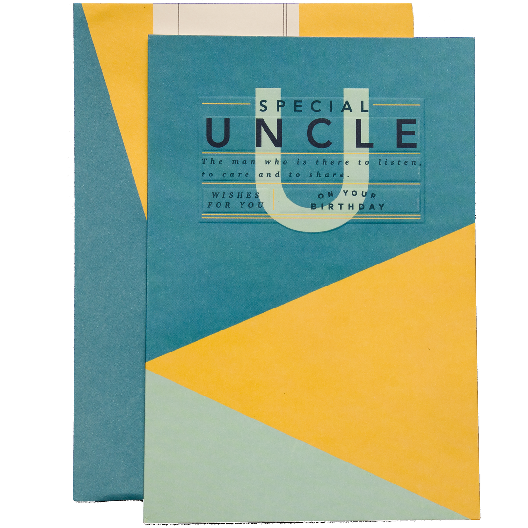 Special Uncle Birthday Greeting Card