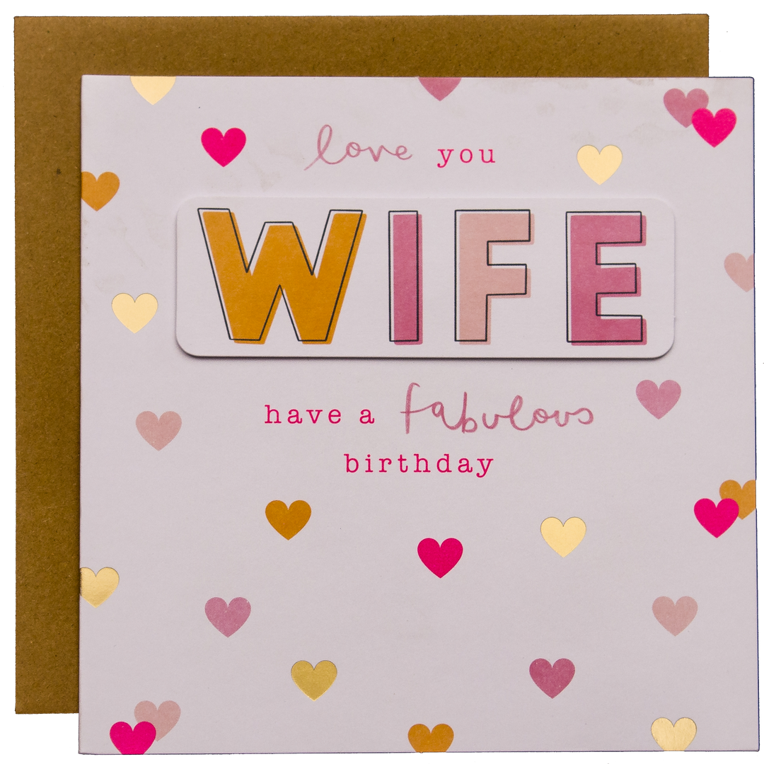 Wife Birthday Greeting Card