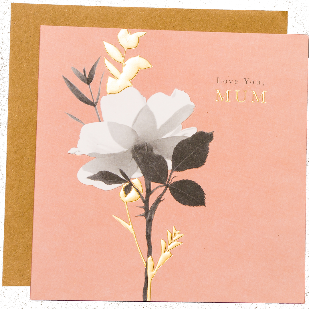 Floral Birthday Greeting Card for Mum