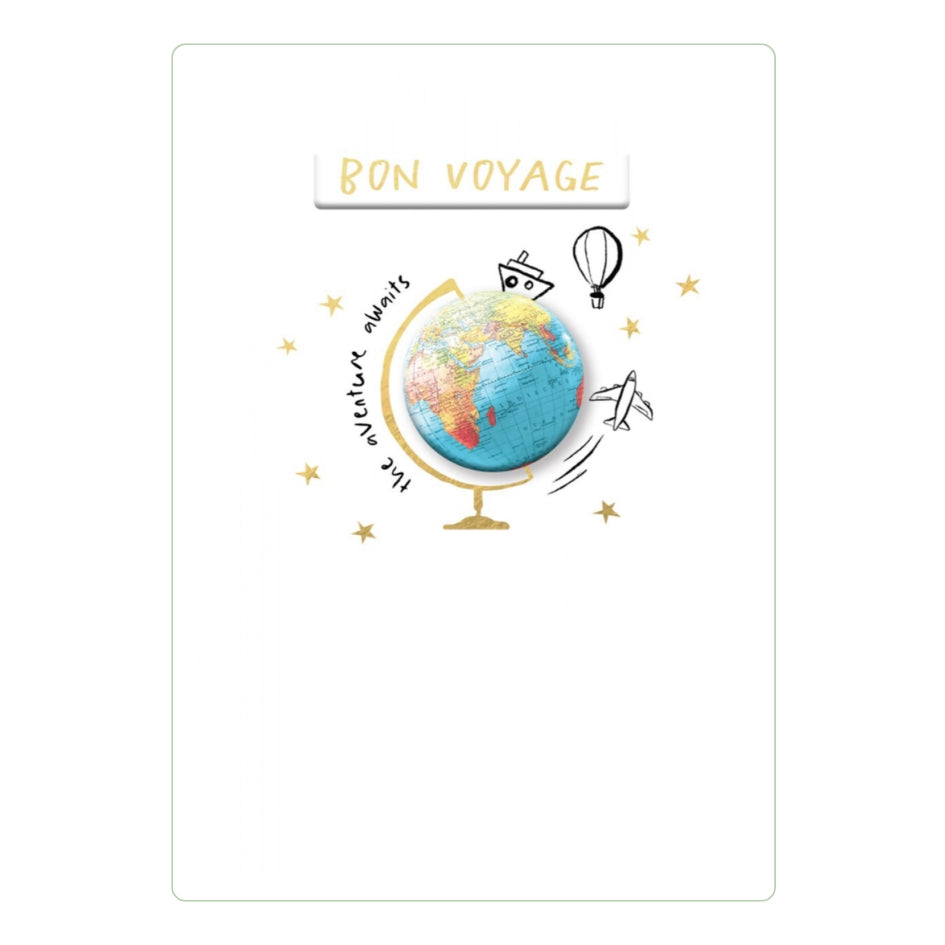 Bon Voyage Greeting Card