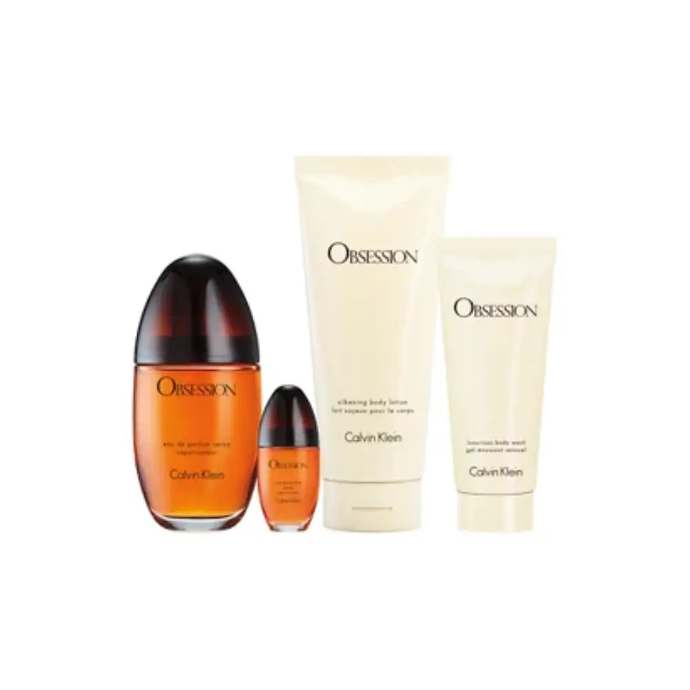 Calvin Klein Obsession EDP 100ml 4 Piece Female Gift Set