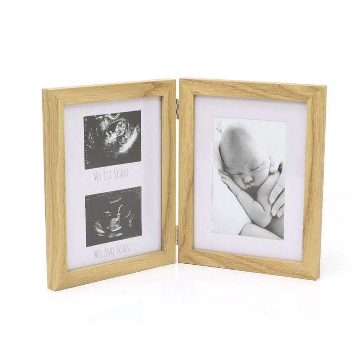 Baby Wooden 3 Aperture Photo Frame