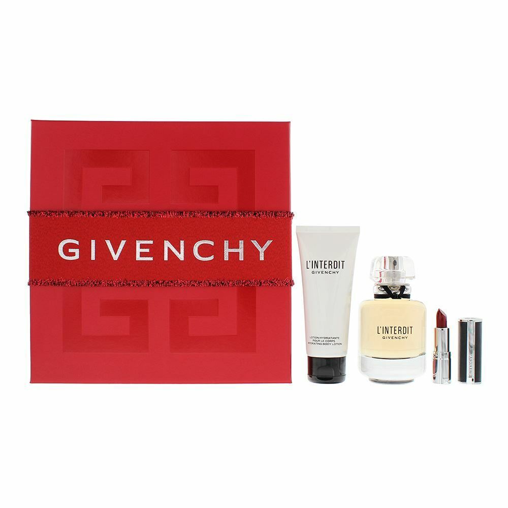 Givenchy L'interdit EDP 80ml 3 Piece Female Gift Set