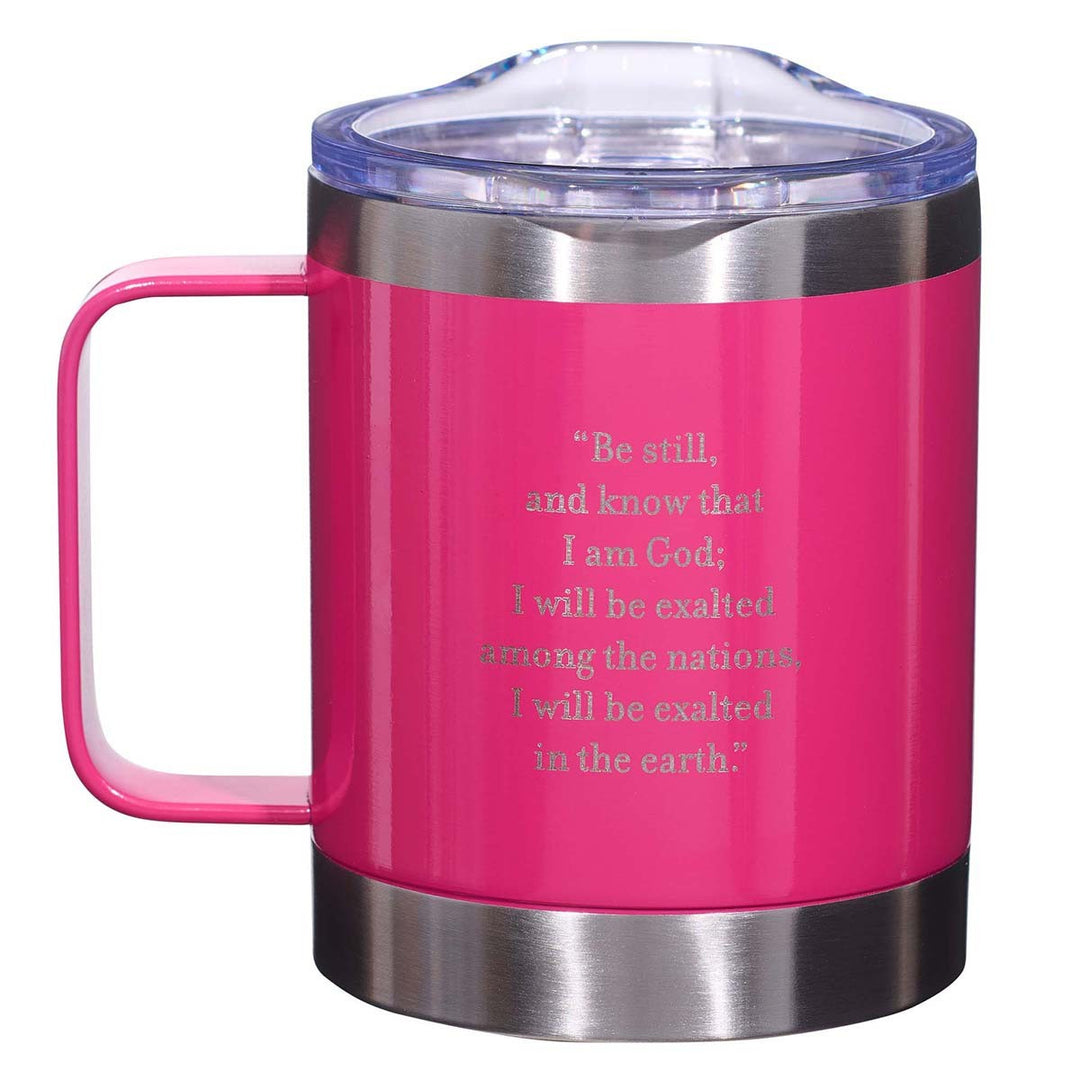 Stainless Steel Mug Be Still Psalm 46:10