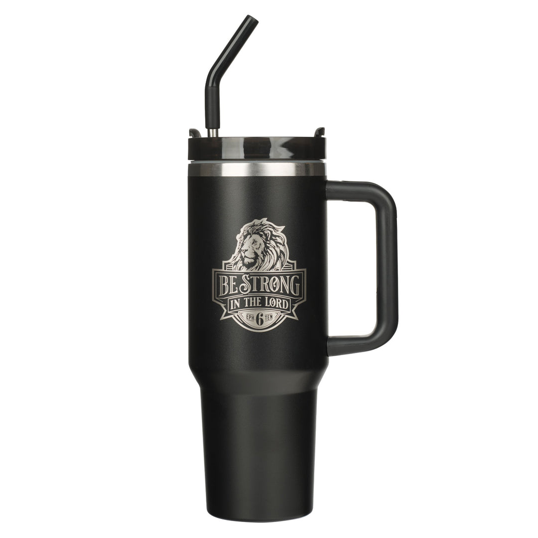 CAG Be Strong in the Lord Stainless Steel Travel Tumbler