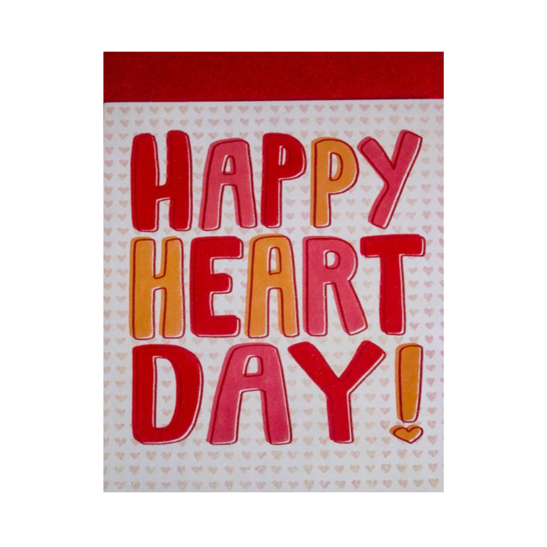 Happy Heart Day Valentine Greeting Card