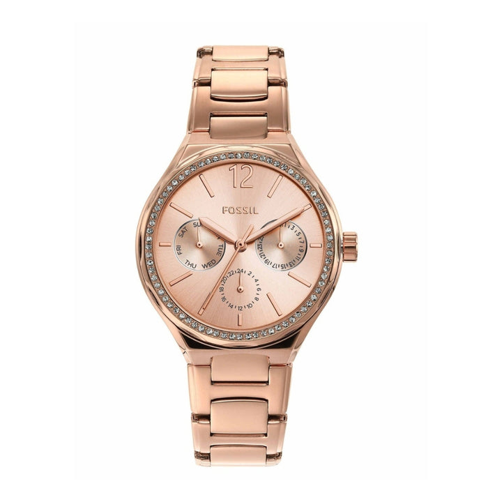 Fossil Eevie Multifunction Rose Gold Stainless Steel Female Watch