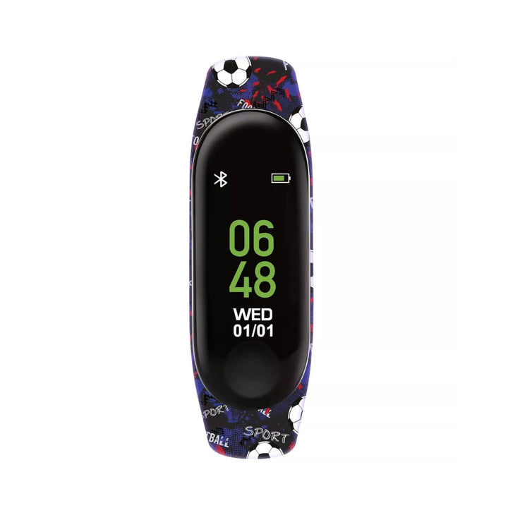 Tikker Black Football Silicon Strap Smartwatch