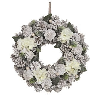 Strait Floral Hanging Wreath- 38cm