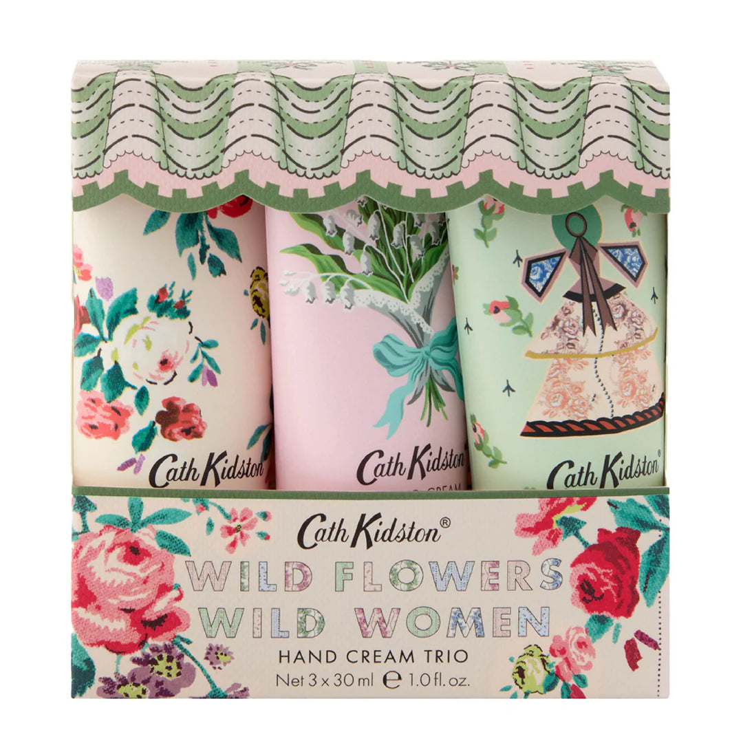 Wild Flowers Wild Women Hand Cream Trio - 3x 30ml