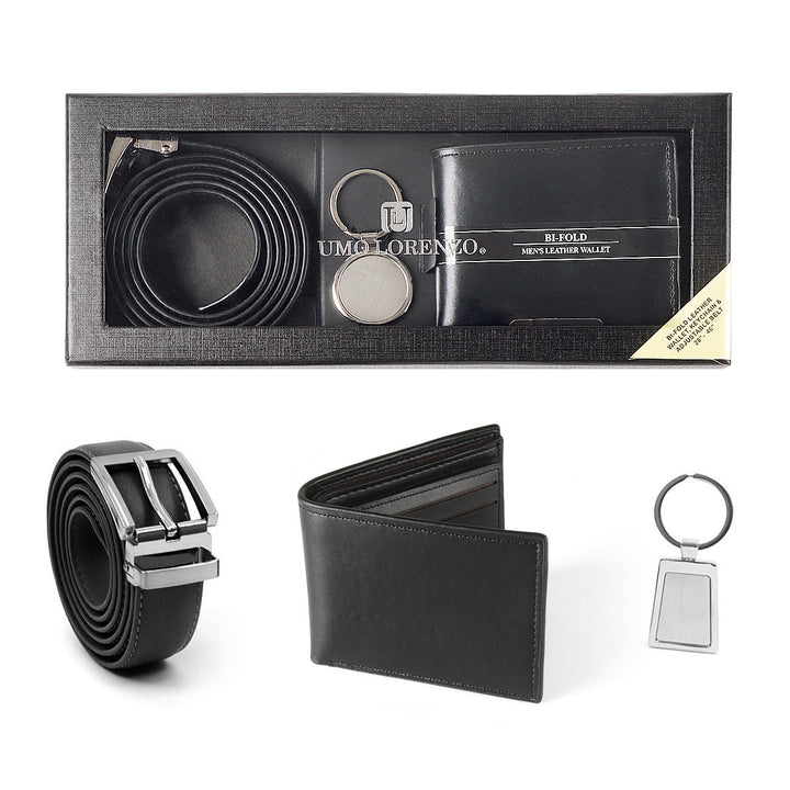 Umo Lorenzo Wallet, Keychain & Belt Set